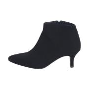 L'arianna Mocka Ankelboot 100% Läder Black, Dam