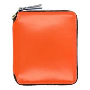 Comme des Garçons Fluo Läder Dragkedja Plånbok Orange, Unisex