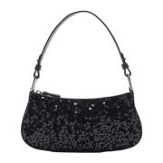 Coccinelle Paljett Axel- och Crossbodyväska Black, Dam