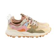 Flower Mountain Beige Sneakers för utomhusäventyr Beige, Dam