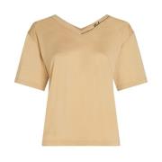 Karl Lagerfeld T-Shirt Brown, Dam