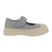 Marni Grå Mary Jane Sneakers Gray, Dam