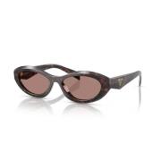 Prada Stiliga ZS Solglasögon Brown, Unisex