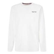 Pepe Jeans Kenzie långärmad T-shirt White, Herr