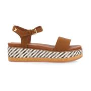 Gioseppo Flat Sandals Brown, Dam