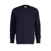 Gant Rund Hals Präglad Sweatshirt Blue, Herr