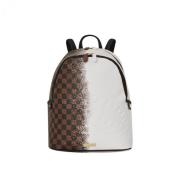 Sprayground Split Stil Ryggsäck med Framficka Brown, Unisex