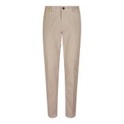 Incotex Slim Fit Stretch Cordbyxor Beige, Herr