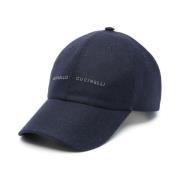 Brunello Cucinelli Blå Grå Hatt Cxw63 Blue, Herr