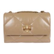 Tory Burch Diamantquiltad läder crossbodyväska Brown, Dam