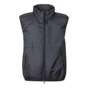 Aspesi Nylon Vadderad Gilet med Dragkedja Blue, Herr