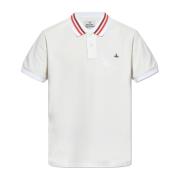 Vivienne Westwood Polo med logotyp Beige, Herr