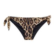 Dolce & Gabbana Animalier Print Bikiniunderdel Brown, Dam