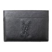 Yves Saint Laurent Vintage Pre-owned Laeder plnbcker Black, Dam