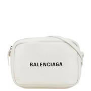 Balenciaga Vintage Pre-owned Laeder axelremsvskor White, Dam