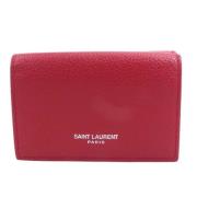 Yves Saint Laurent Vintage Pre-owned Laeder plnbcker Red, Dam