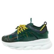 Versace Pre-owned Pre-owned Tyg sneakers Green, Herr