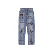 Barrow Klarblå Jeans med Stiligt Design Blue, Dam