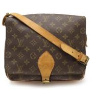 Louis Vuitton Vintage Pre-owned Canvas axelremsvskor Brown, Dam