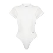 Alaïa Kropp med logotyp White, Dam