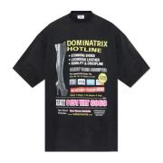 Vetements Tryckt T-shirt Black, Herr