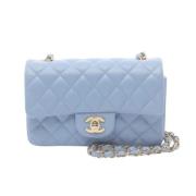 Chanel Vintage Pre-owned Laeder chanel-vskor Blue, Dam