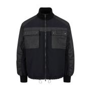 Iceberg Nylon- och gabardinjacka Black, Herr