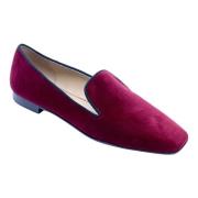 Prosperine Sammet Bordeaux Slipper 15mm Klack Red, Dam