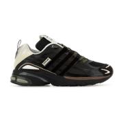 Adidas Färgglada Läder Mesh Sneakers Black, Herr