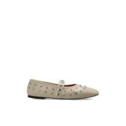 Stella McCartney Ballet Flats Ryder Beige, Dam