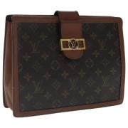 Louis Vuitton Vintage Pre-owned Canvas kuvertvskor Brown, Dam