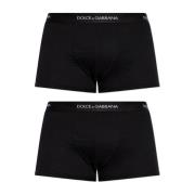 Dolce & Gabbana Tvåpack boxershorts Black, Herr