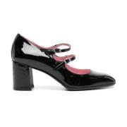 Carel Svarta Mary Janes Dam Pumps Black, Dam