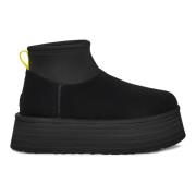 UGG W Classic Mini Dippe Black, Dam