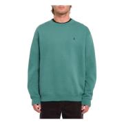 Volcom Single Stone Hoodie Green, Herr