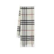 Burberry Lyxig Check Cashmere Scarf - Neutral Multicolor, Unisex