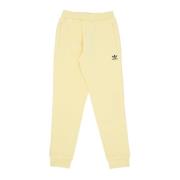 Adidas Gula Fleece Sweatpants Elastisk Midja Yellow, Herr