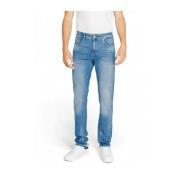 GAS Stretchbomullsjeans Herr Höstkollektion Blue, Herr