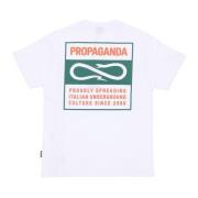 Propaganda Bicolor Tee Vit Herrskjorta White, Herr