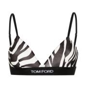 Tom Ford Zebra Print Mesh Underkläder Black, Dam