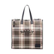 Bally Stilren Toteväska med Logotyp Brown, Dam