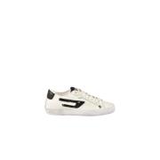 Diesel Casual Läder Sneakers Damkollektion White, Dam