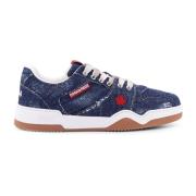 Dsquared2 Denim Sneakers med Ikonisk Broderi Blue, Herr