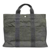 Hermès Vintage Pre-owned Canvas totevskor Gray, Dam