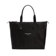 Dolce & Gabbana Svart Toteväska med stil Bm2375 Black, Herr