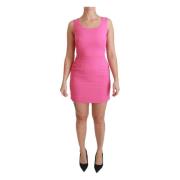 Dolce & Gabbana Rosa Sheath Mini Klänning Pink, Dam