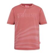 Diesel T-shirt T-Adjust-R13 Pink, Herr