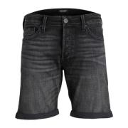 Jack & Jones Casual Zip Button Shorts Svart Vår/Sommar Black, Herr