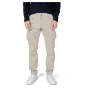 Replay Cargo Byxor Beige Plain Jeans Beige, Herr