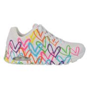 Skechers Uno - Highlight Love Sneakers Multicolor, Dam